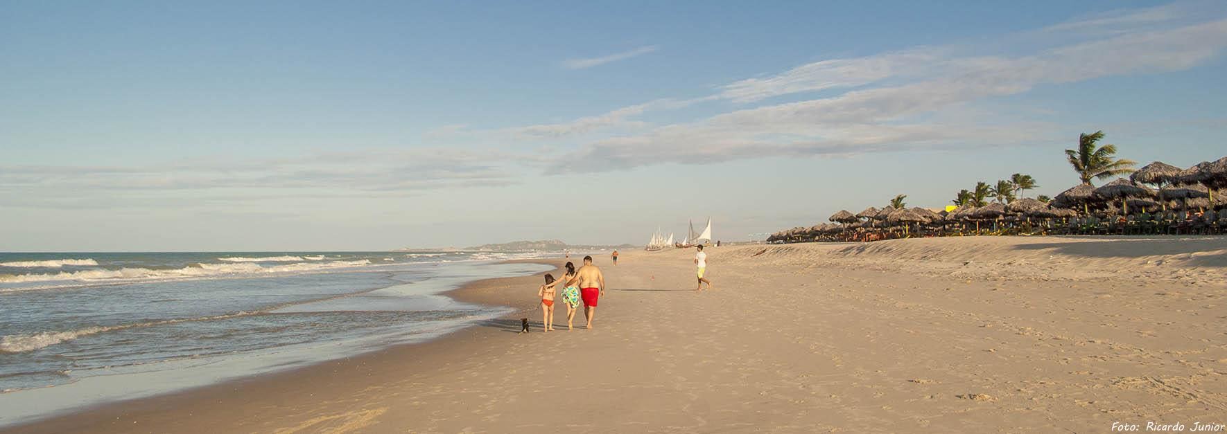 As praias de Aquiraz são o principal chamariz para atrair visitantes